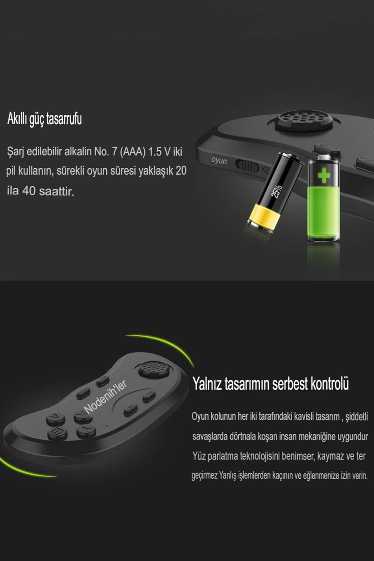 Shinecon SC-B01 – Bluetooth VR Kumandası: Mini Boyut, Geniş Kontrol