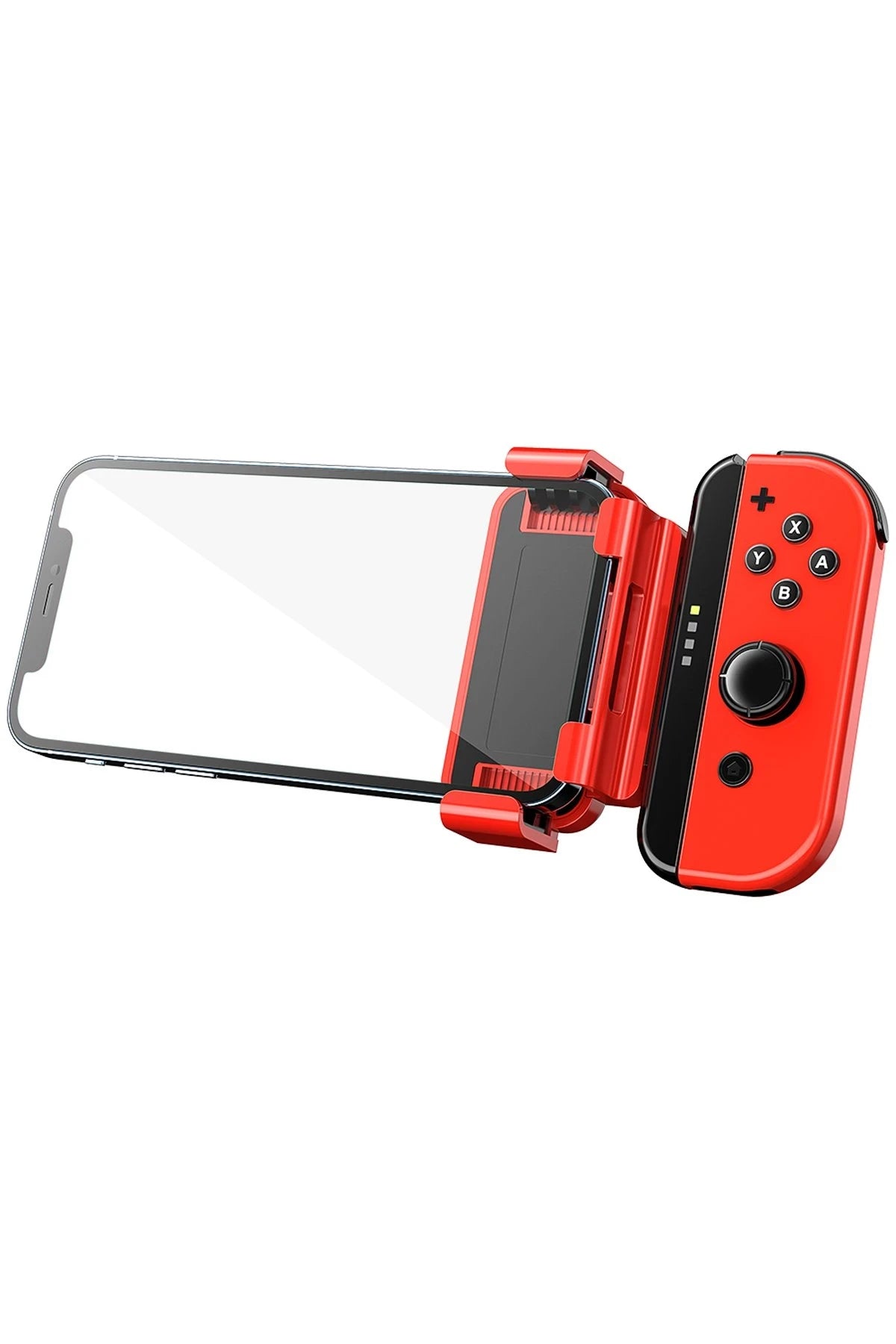 Memo N1 – Joycon Stili Telefon Tutucu: Kızıl-Mavi Enerji, Esnek Kavrayış