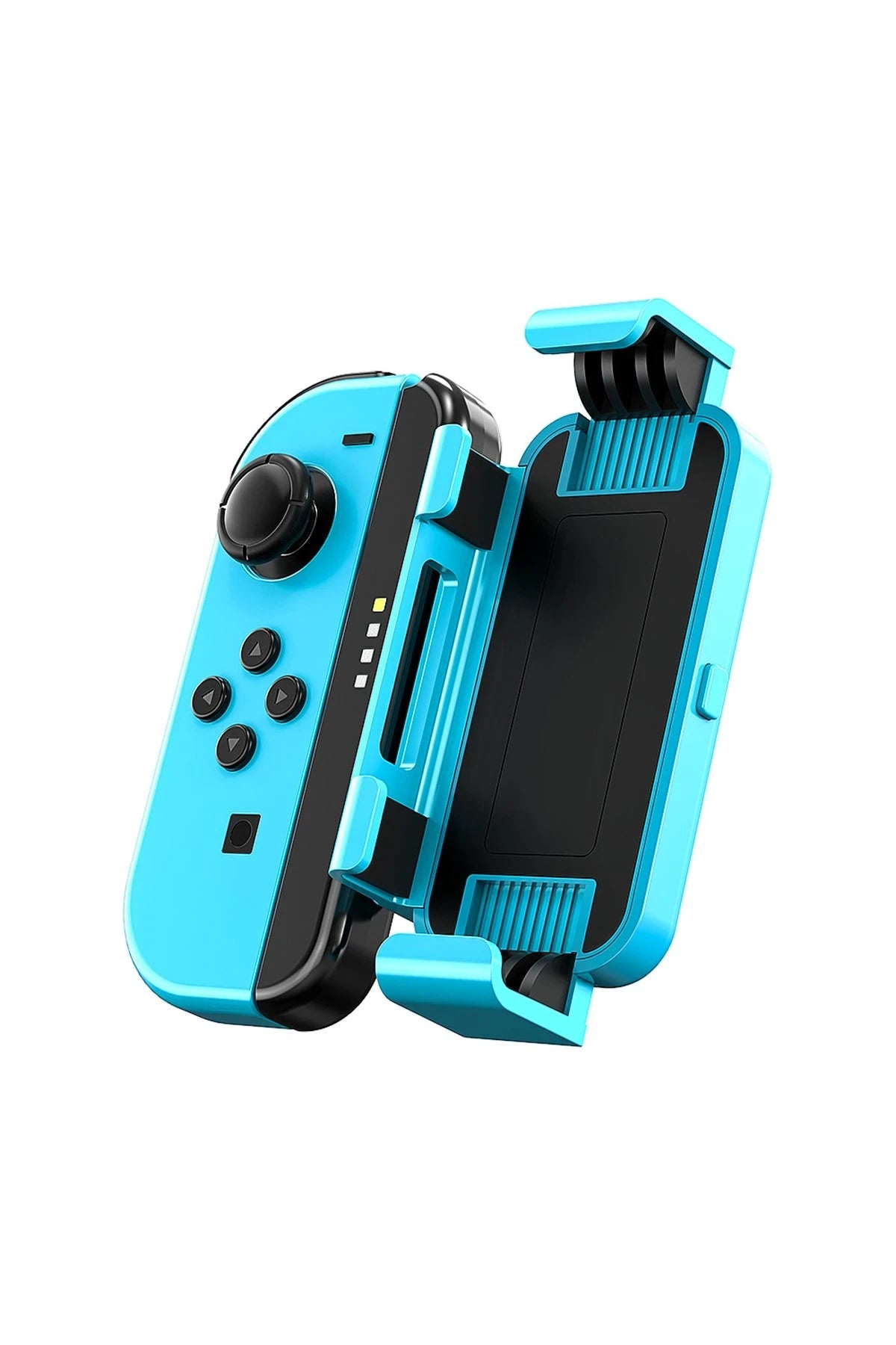 Memo N1 – Joycon Stili Telefon Tutucu: Kızıl-Mavi Enerji, Esnek Kavrayış