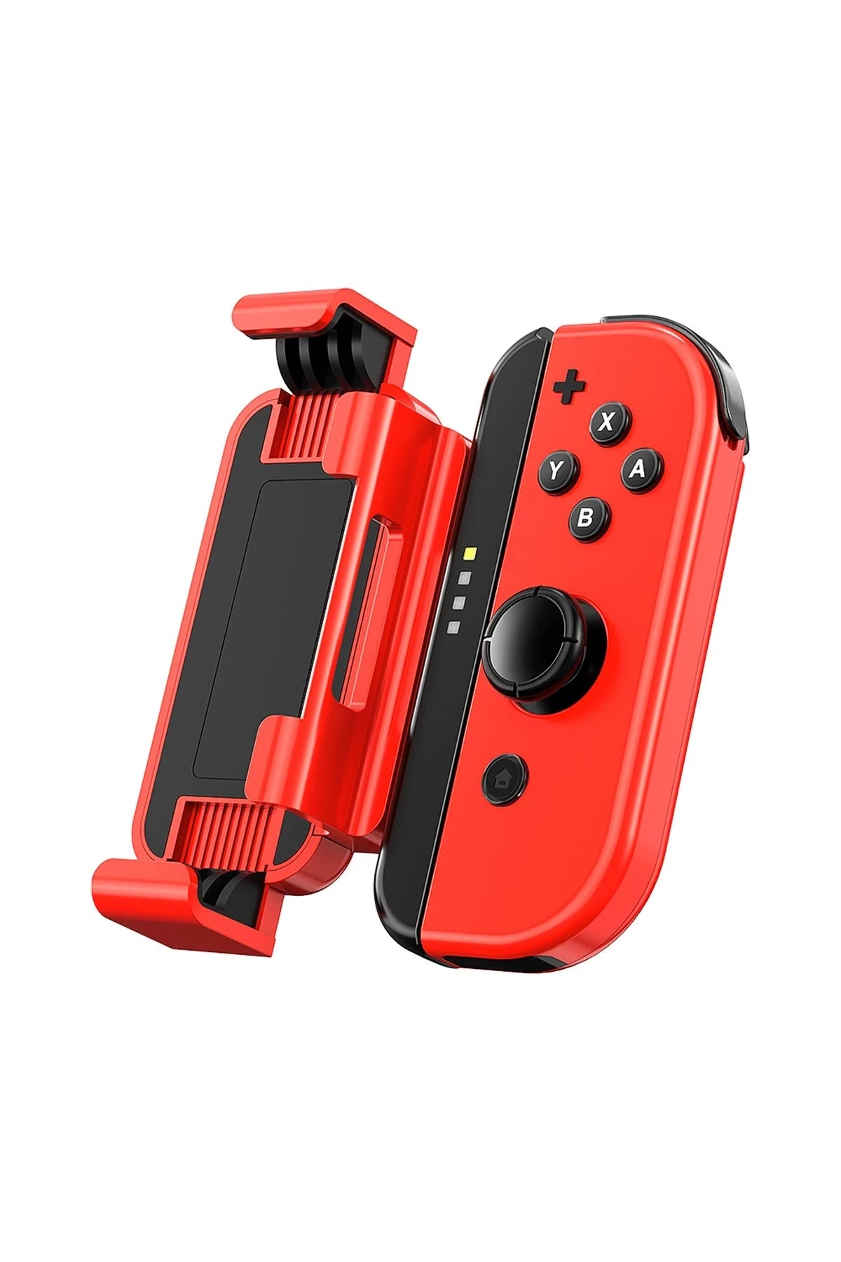 Memo N1 – Joycon Stili Telefon Tutucu: Kızıl-Mavi Enerji, Esnek Kavrayış