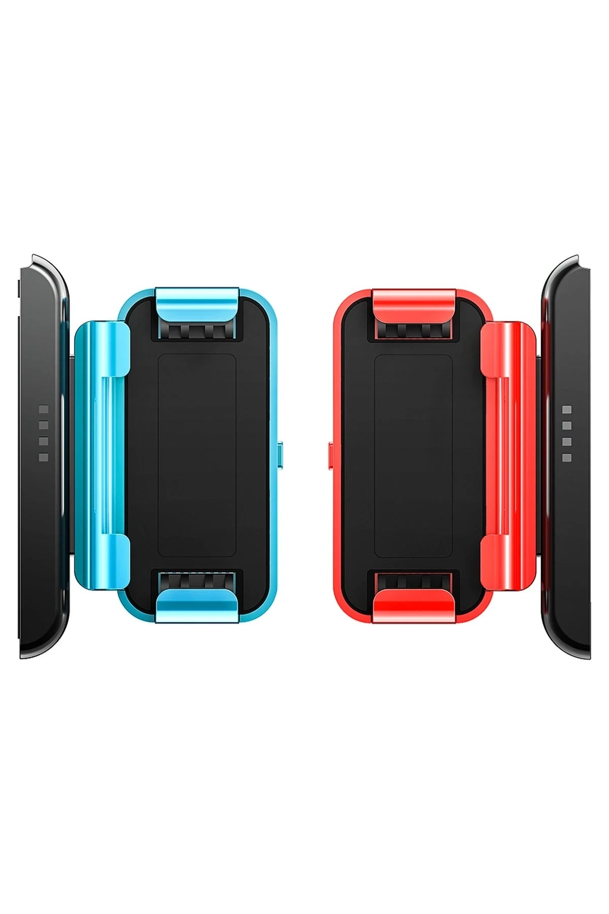 Memo N1 – Joycon Stili Telefon Tutucu: Kızıl-Mavi Enerji, Esnek Kavrayış