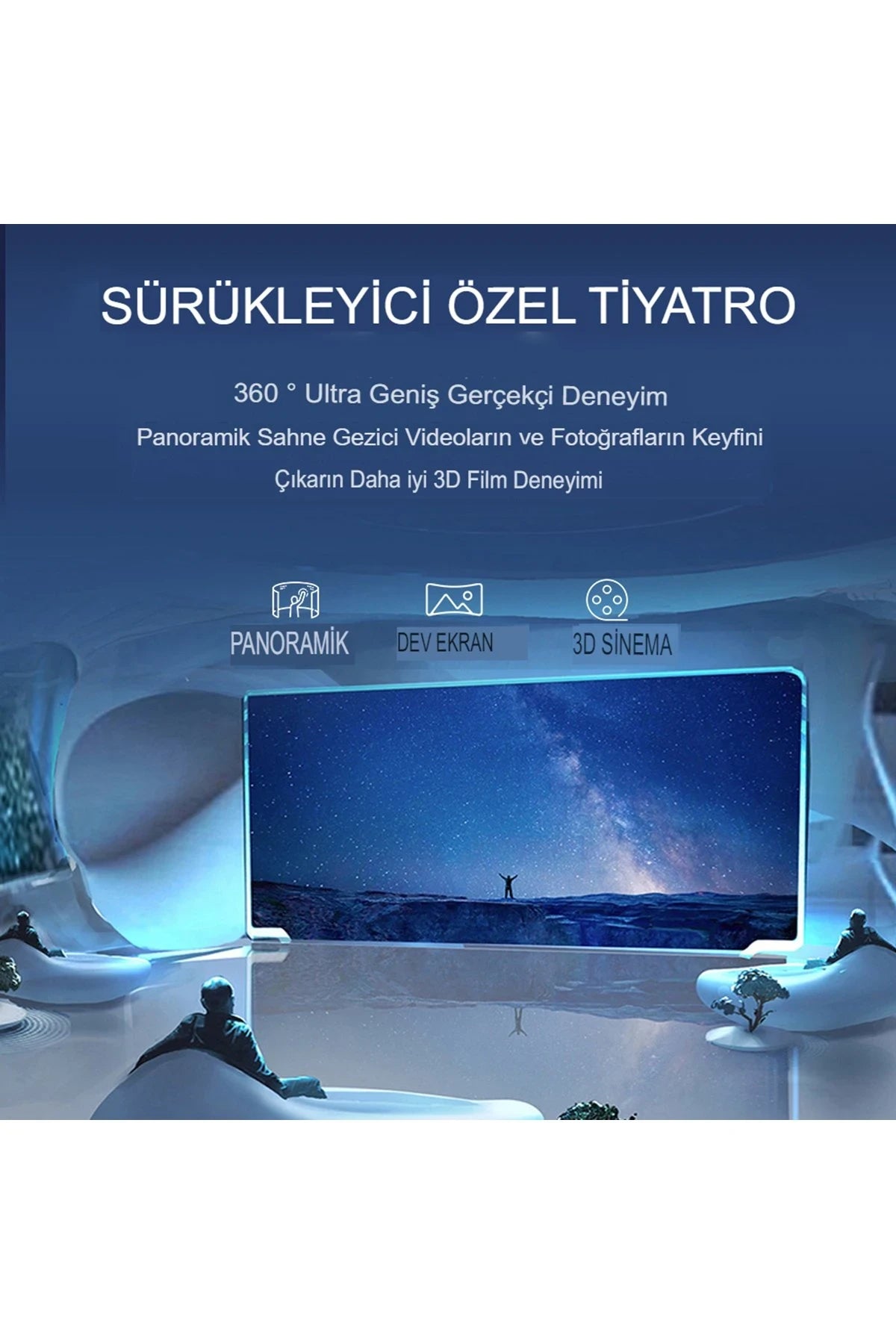 Shinecon SC-G07E 3D Sanal Gerçeklik Gözlüğü