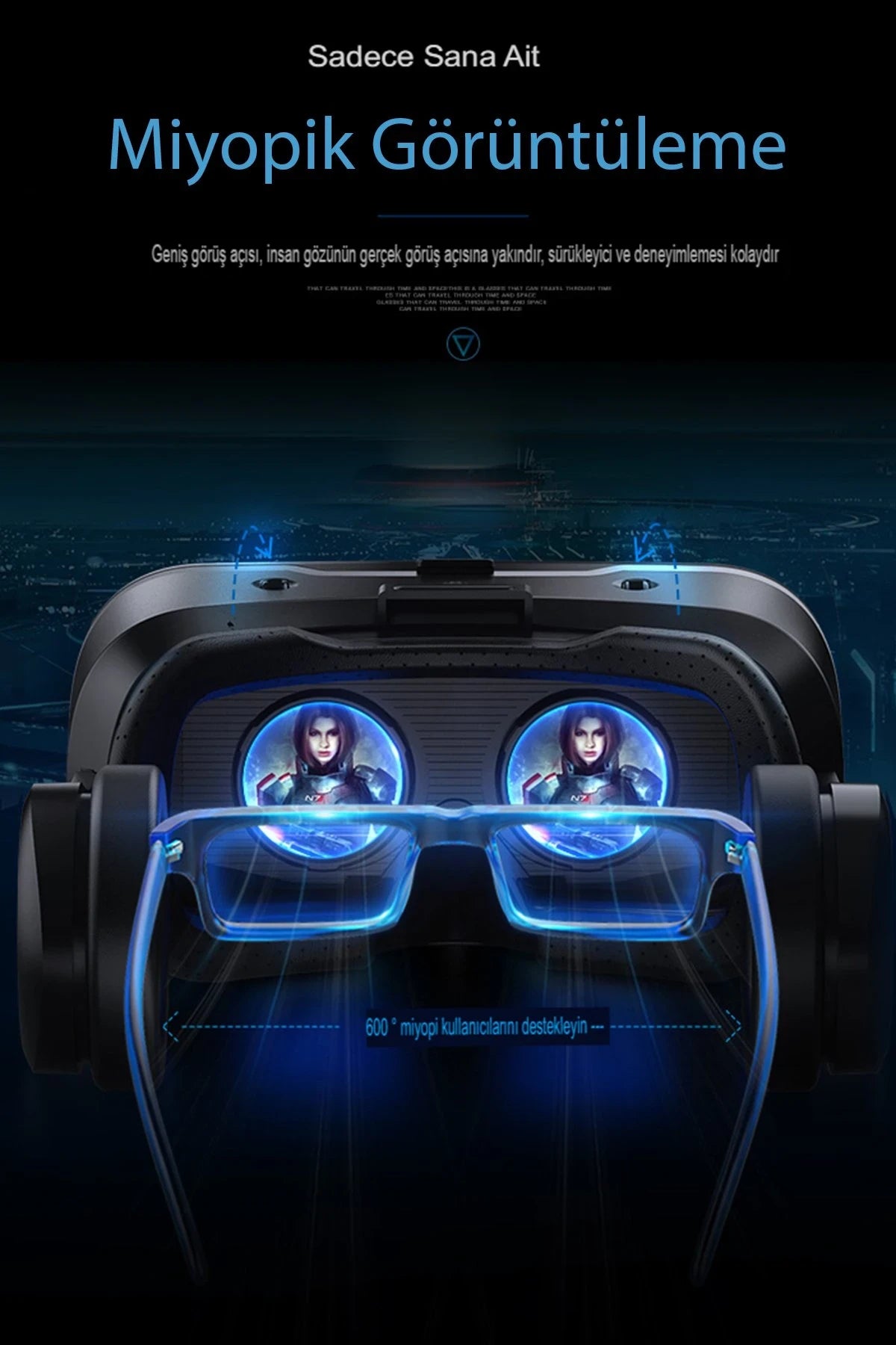 Shinecon SC-G02ED 3D Sanal Gerçeklik Gözlüğü