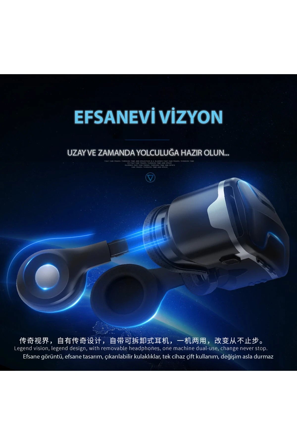 Shinecon SC-G02ED 3D Sanal Gerçeklik Gözlüğü