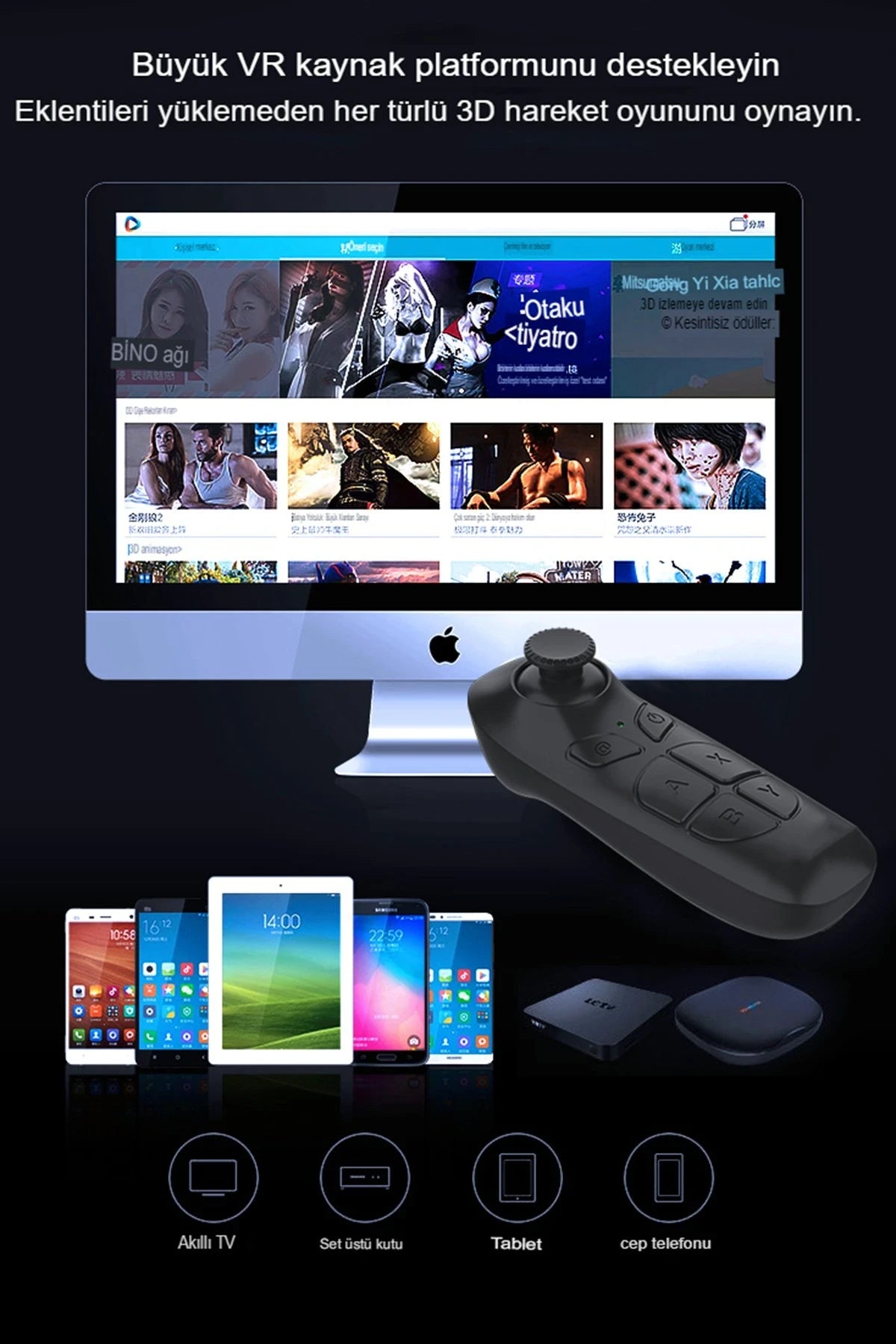 Shinecon SC-B03 Sanal Gerçeklik Gözlüğü Kumandası