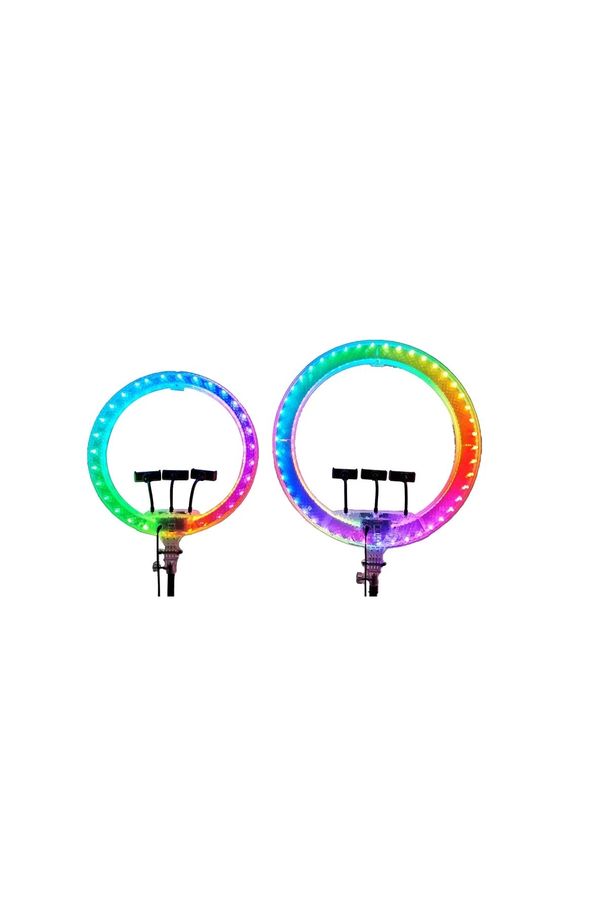 RD56 Diamond – 56 cm RGB Selfie Işığı | 2,1 m Tripod, Parlaklık & Renk Kontrol, Gölgesiz Işık
