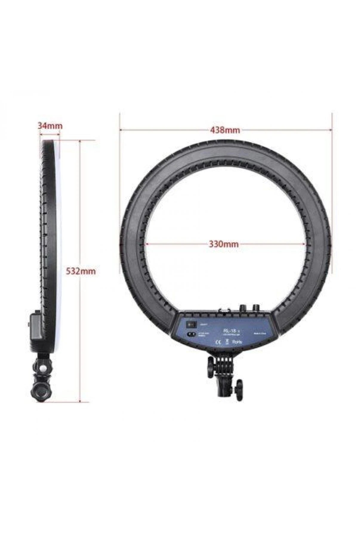 RL-14 – 36 cm Tripodlu RGB Selfie Işığı | 50 W, 3000-6000 K, Kumandalı