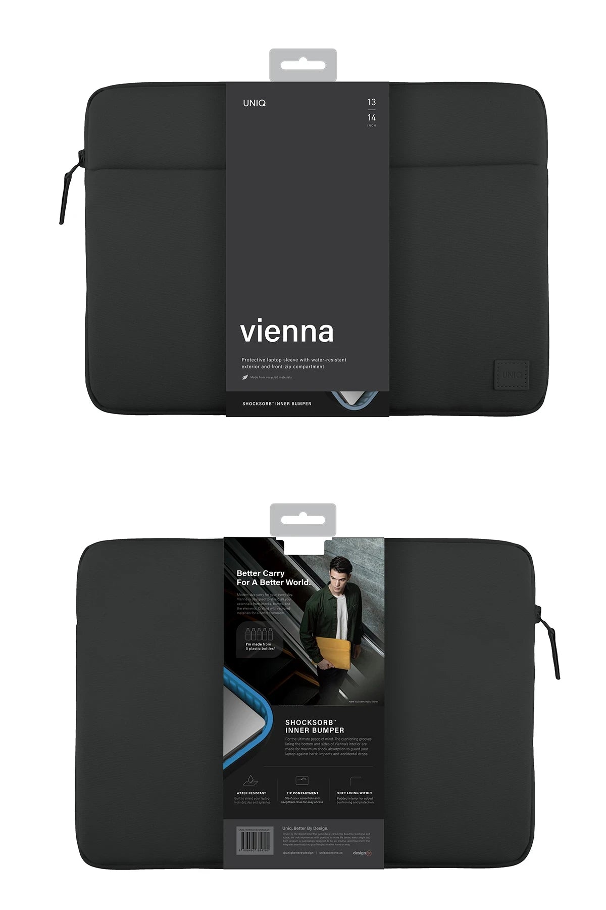 Lyon 16″ Su Geçirmez rPET Laptop Kılıf – İnce & Çevreci Koruma