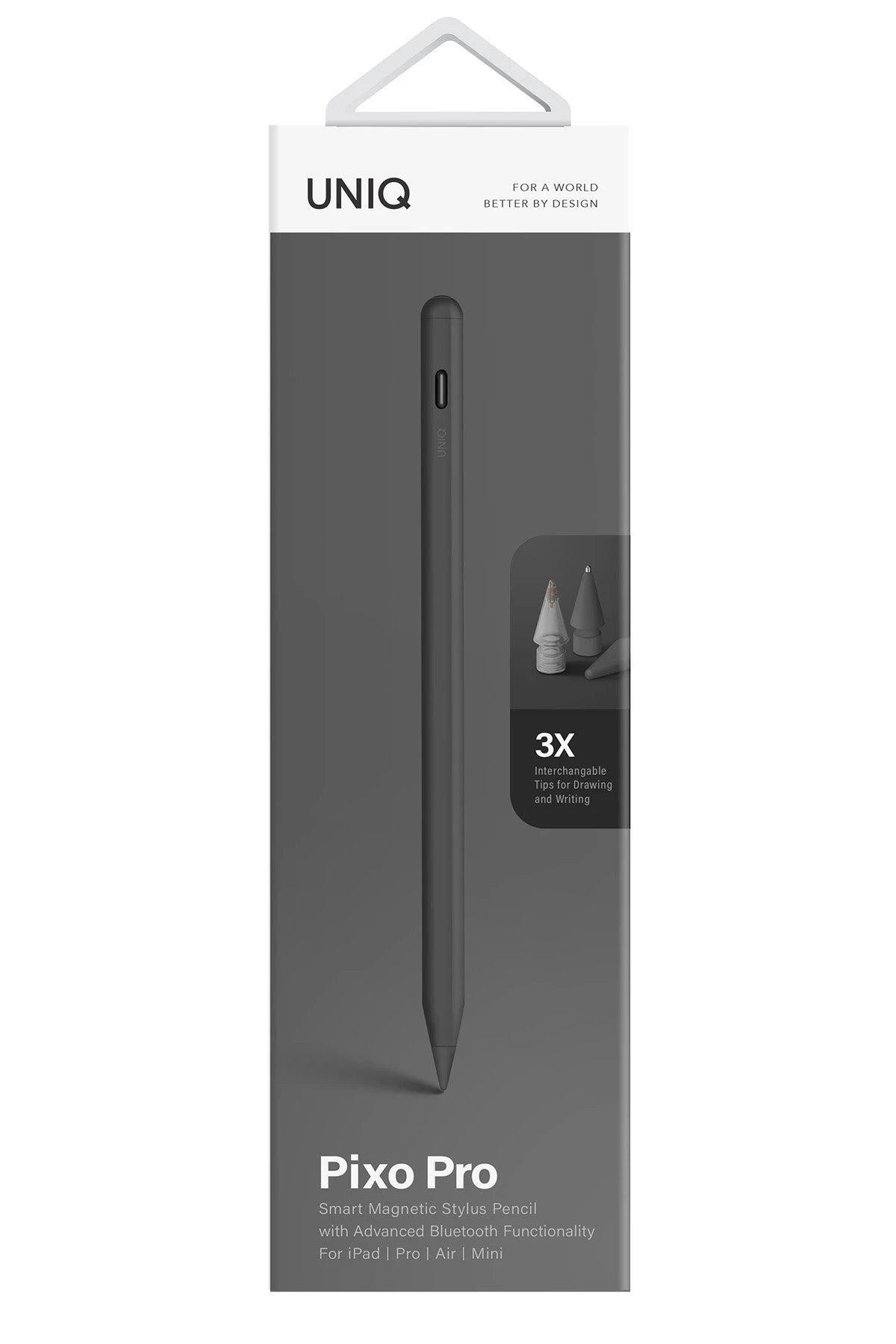 Pixo Pro Manyetik Kablosuz Şarjlı iPad Kalemi – 11 Saat Kullanım, Tilt Hassasiyeti, 3 Uç