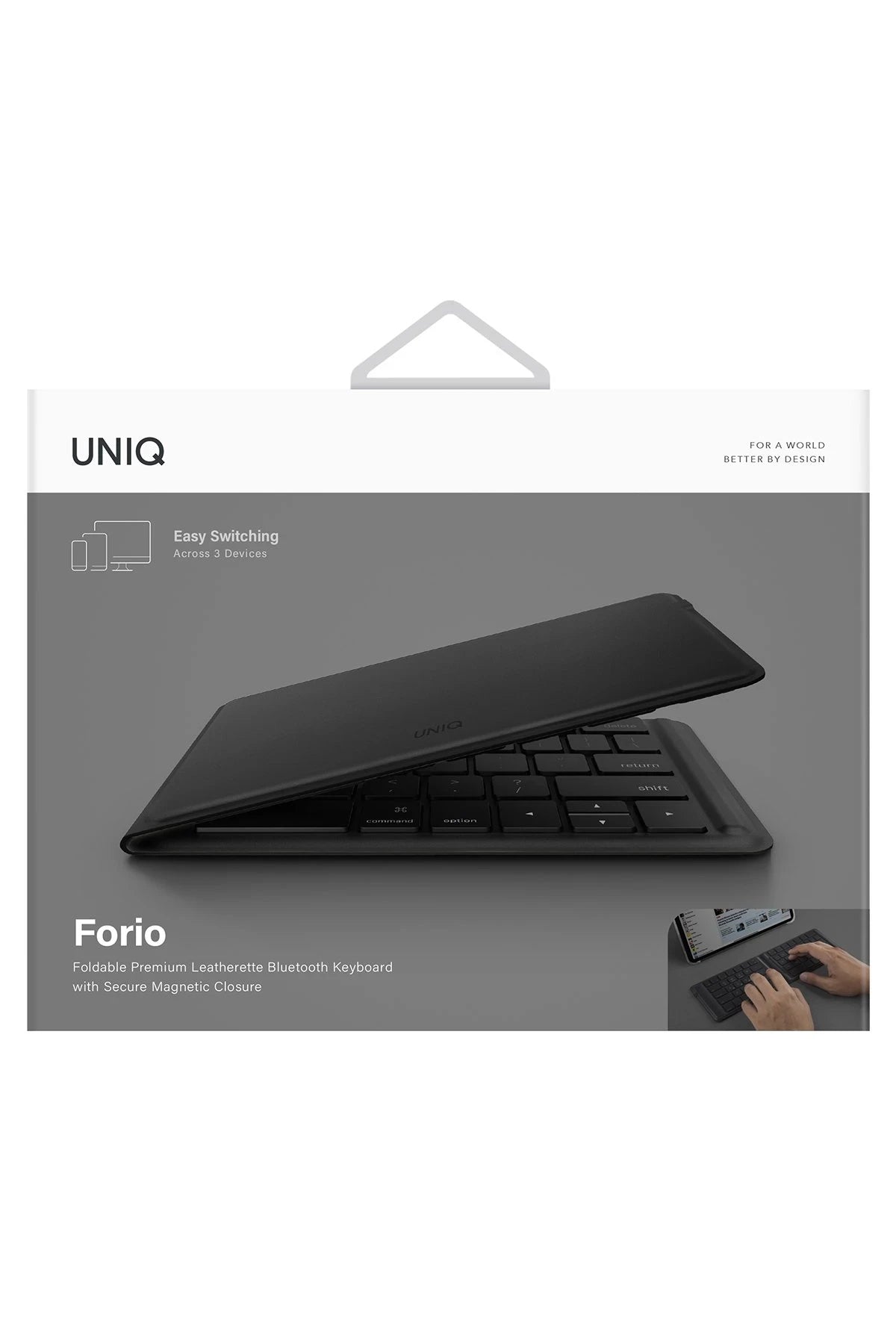 Forio Foldable Bluetooth Klavye – 65 Tuş, Manyetik Kilit, 26 Saat Pil Ömrü