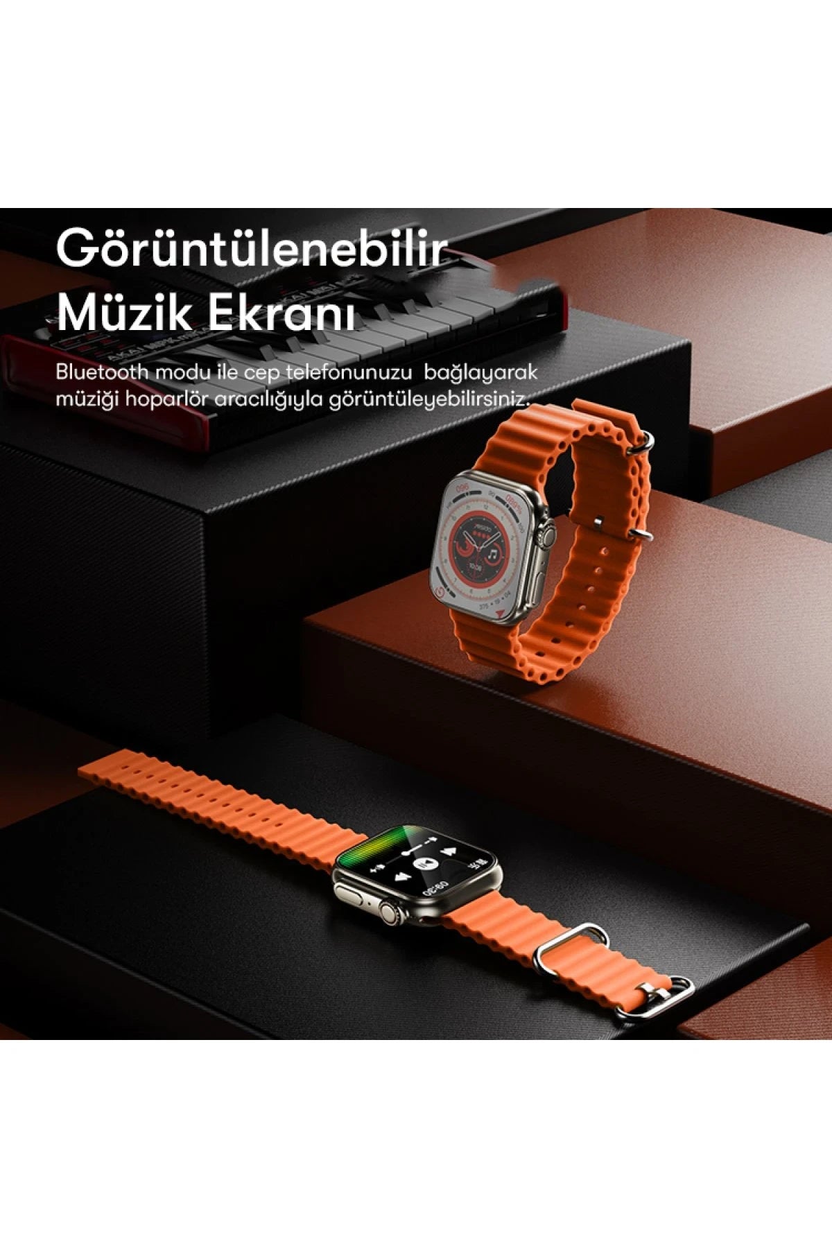 IO19 – 2″ IPS Akıllı Saat | IP68, 180 Spor Modu & Kablosuz Arama
