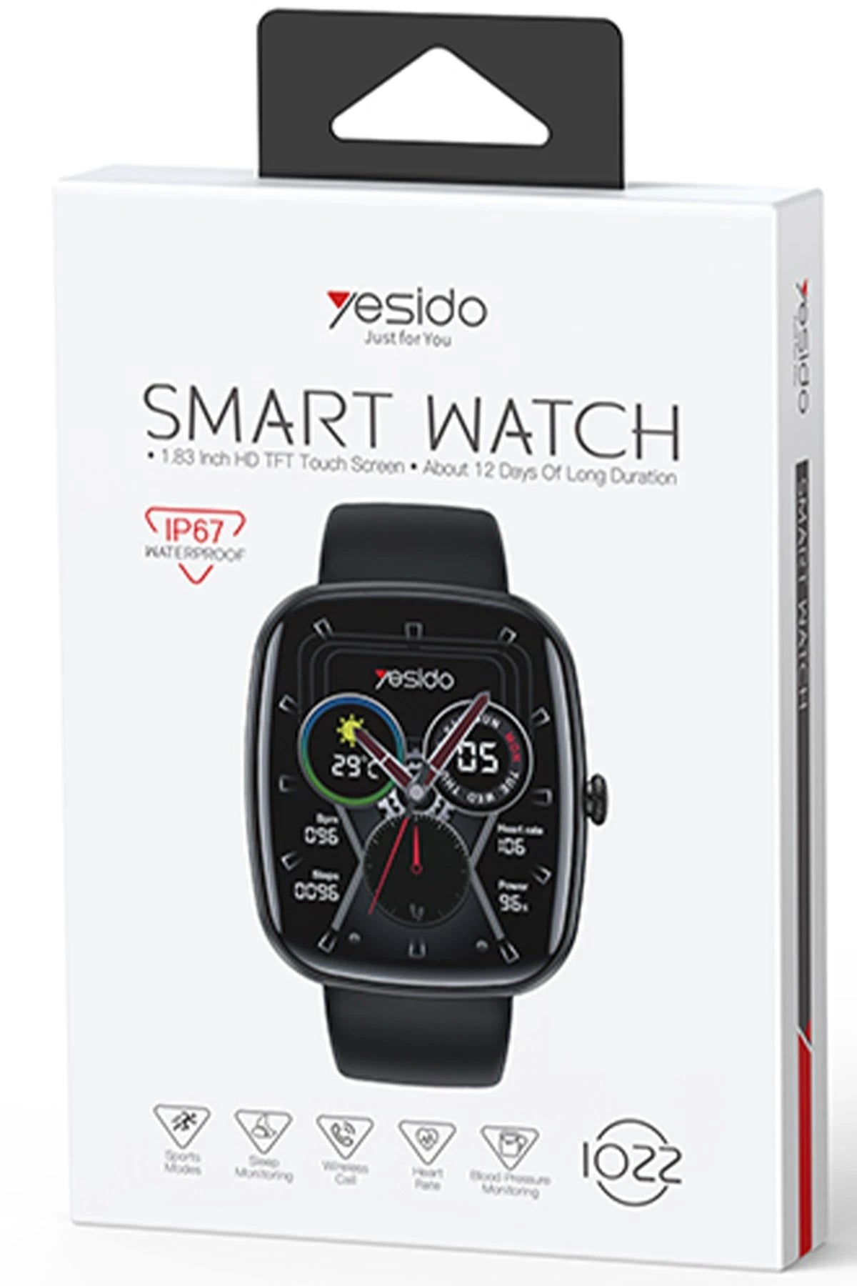 IO22 – 1.83″ Akıllı Saat | IP67, Bluetooth Arama & Sağlık Takibi