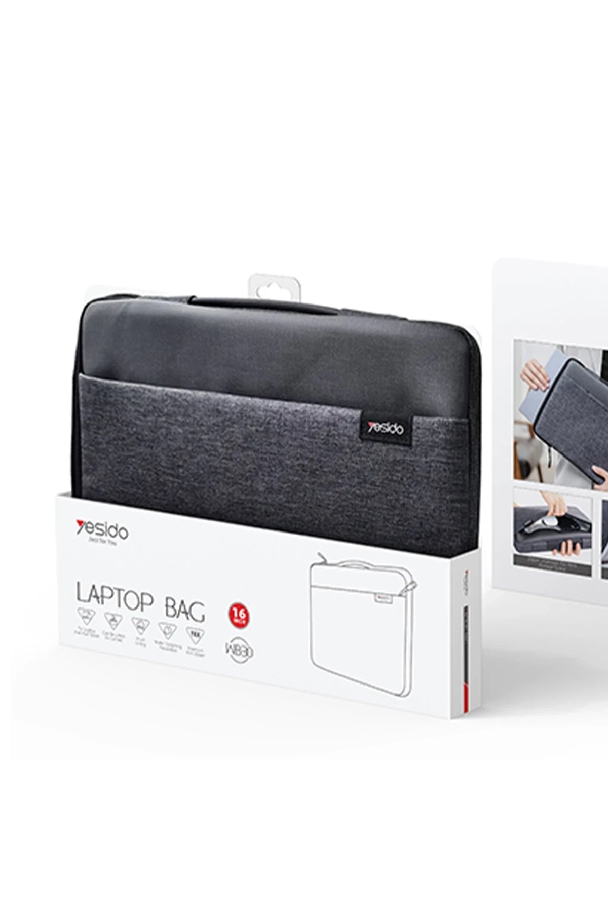 WB29 Polyester 600D Kumaşlı 14 inç Laptop Çantası