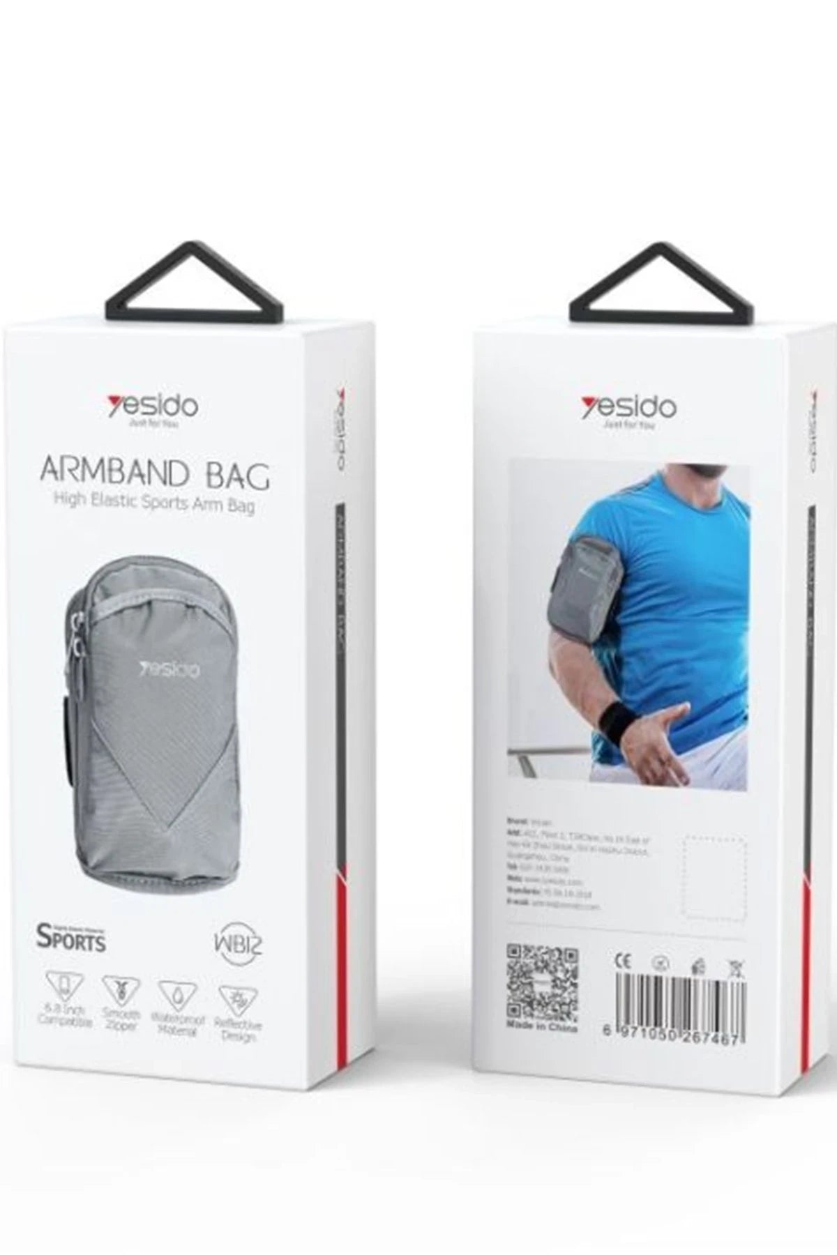 Yesido WB12 Su ve Toz Geçirmez Elastik Çok Amaçlı Kol Spor Çanta