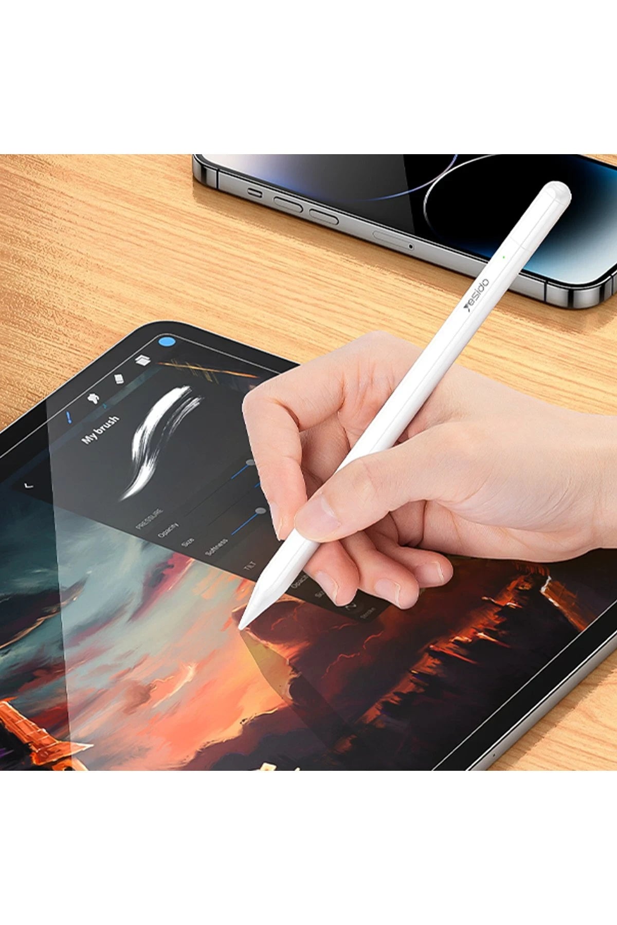 ST16 BT Capasitive Type-C Dokunmatik Stylus Pen Kalem