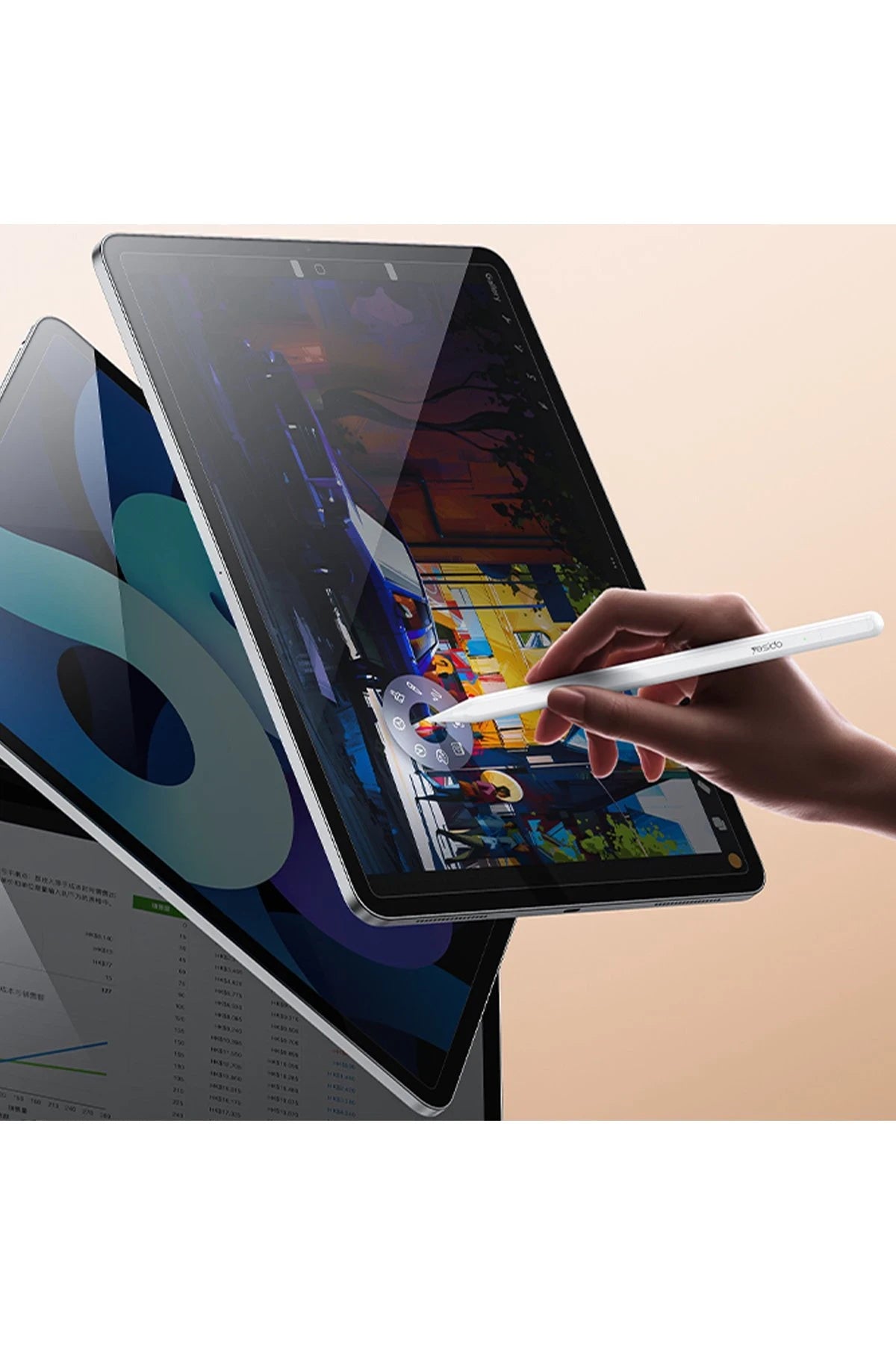 ST16 BT Capasitive Type-C Dokunmatik Stylus Pen Kalem