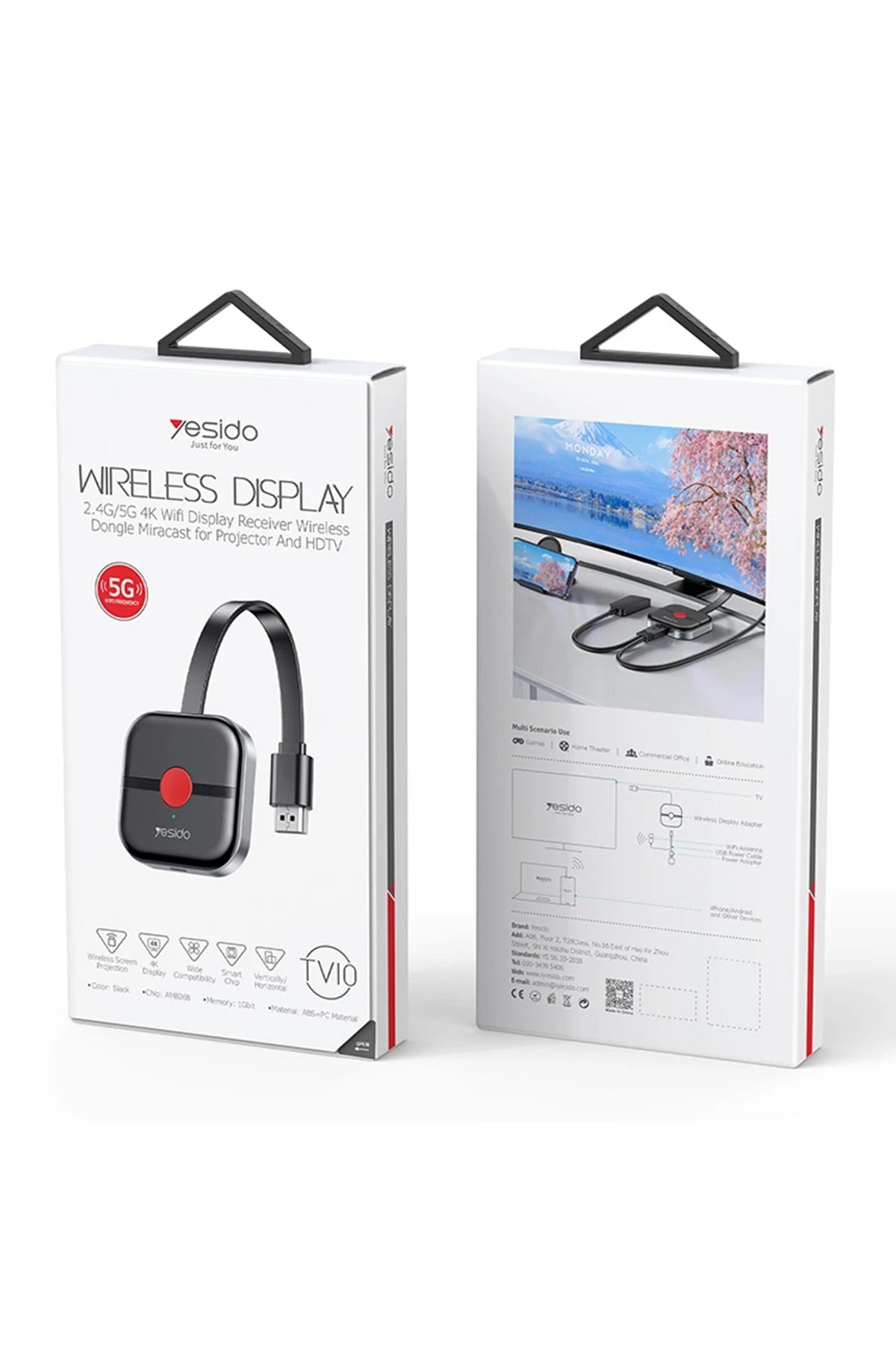 TV10 2.4G 4K Kablosuz Görüntü Aktarıcı