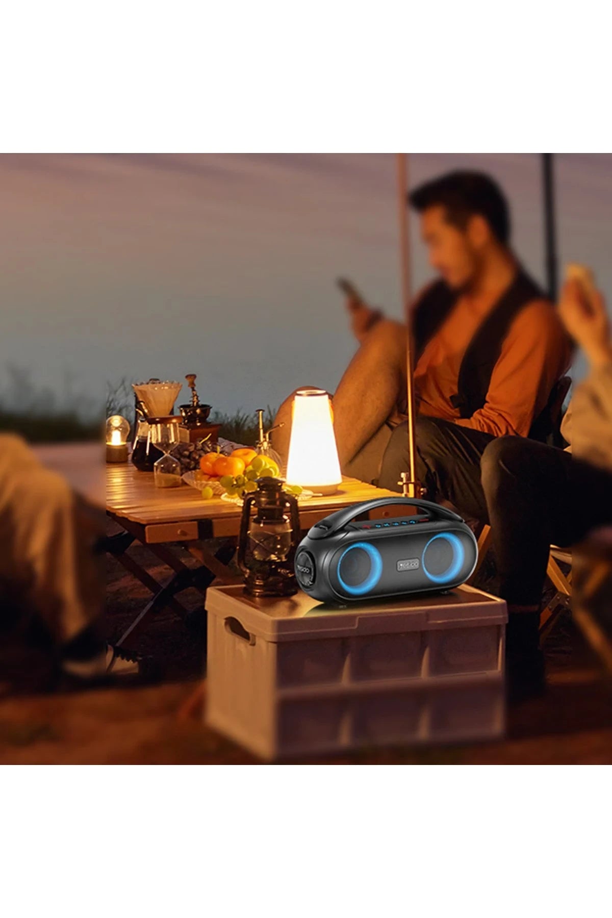 YSW19 – 40 W RGB Bluetooth Hoparlör | 3000 mAh Batarya & Karaoke Mik Girişi