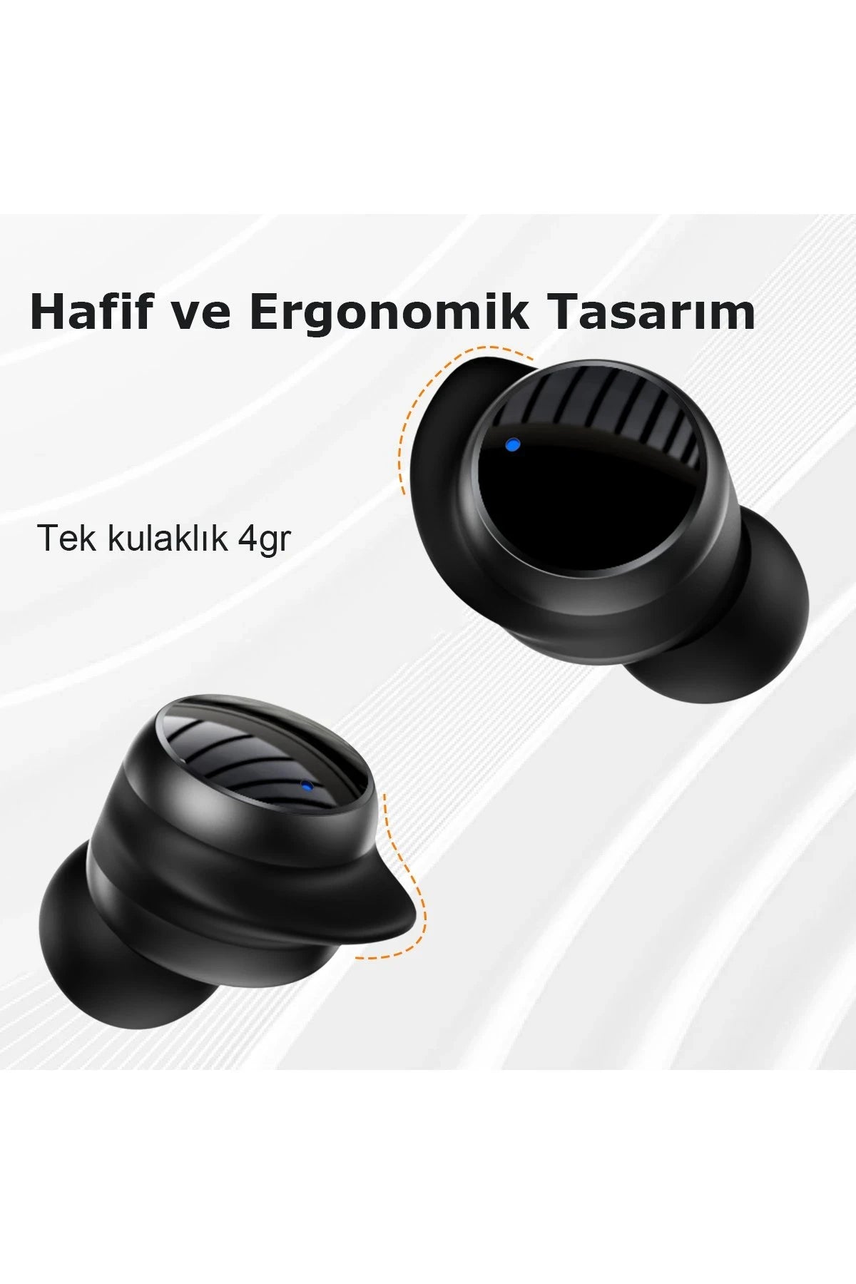 TWS20 – Bluetooth 5.3, Dokunmatik Kontrol, IP54 Suya Dayanıklı TWS Earbuds