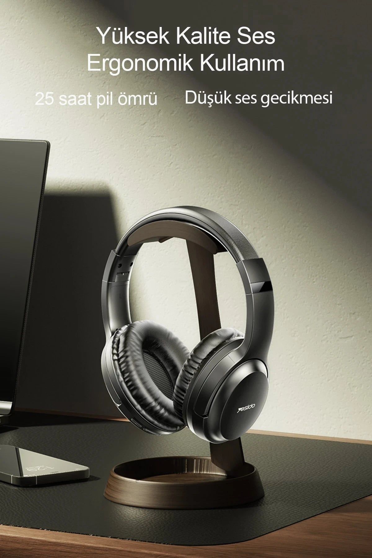 EP04 – Bluetooth 5.3, Katlanabilir Over-Ear Kulaklık | Type-C Şarj | 20 Saat Oynatma