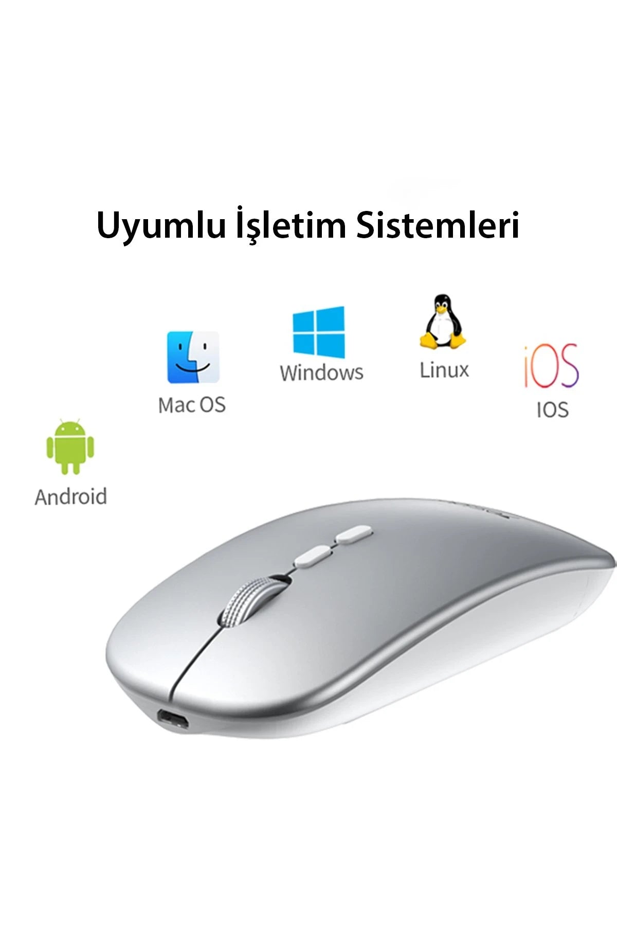 KB15 2.4G Ergonomik Kablosuz Mouse