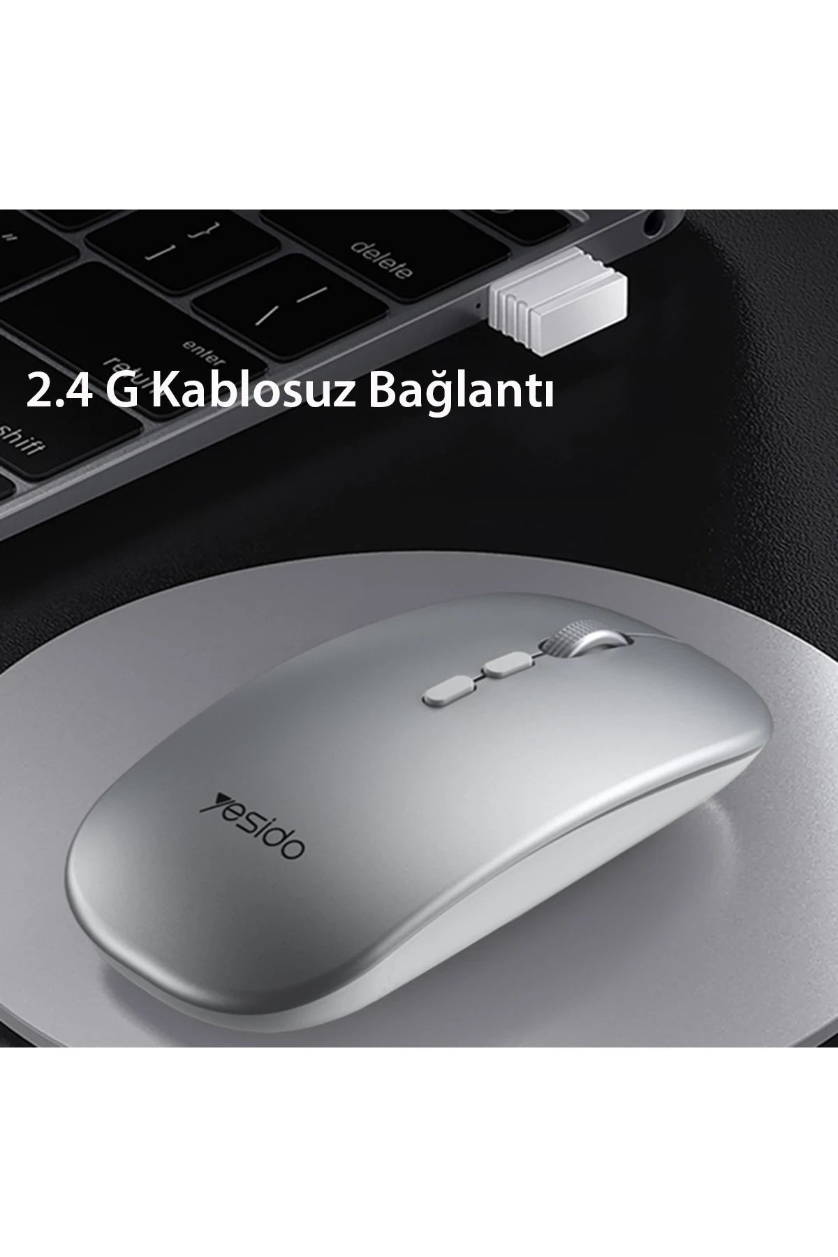 KB15 2.4G Ergonomik Kablosuz Mouse
