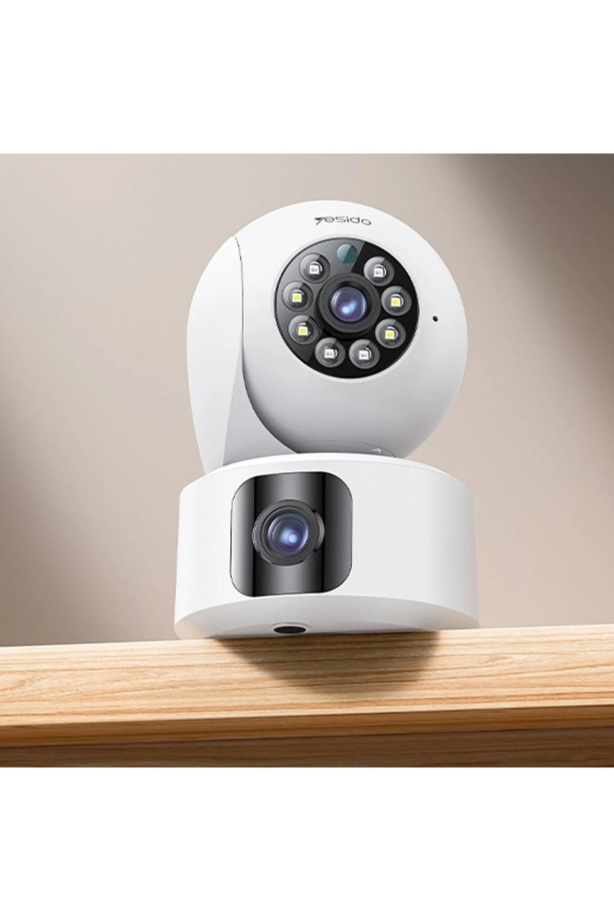 KM16 1080P 4MP Wifi 360 Gece Görüş Dual Kamera