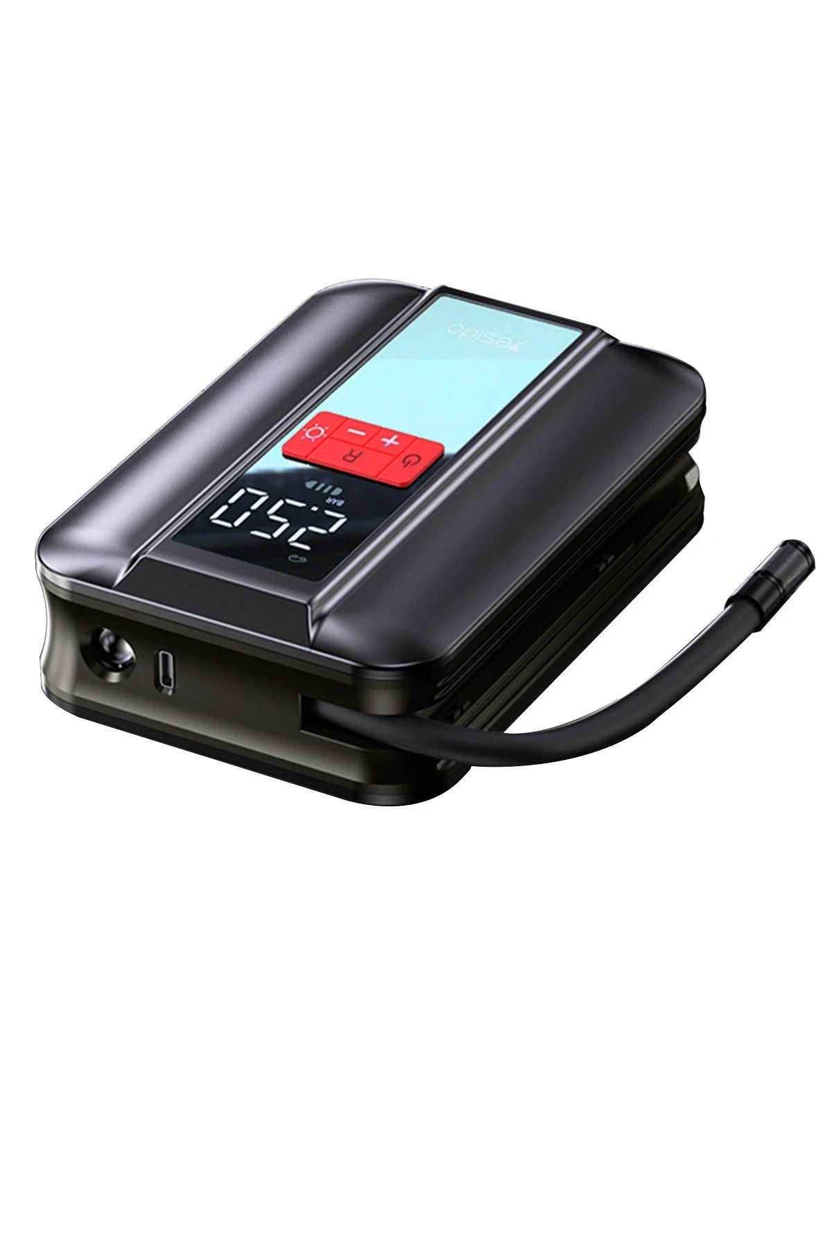 VC04 Kablosuz Hava Kompresörü – Dijital Ekranlı, 4 000 mAh, 150 PSI, LED Işık