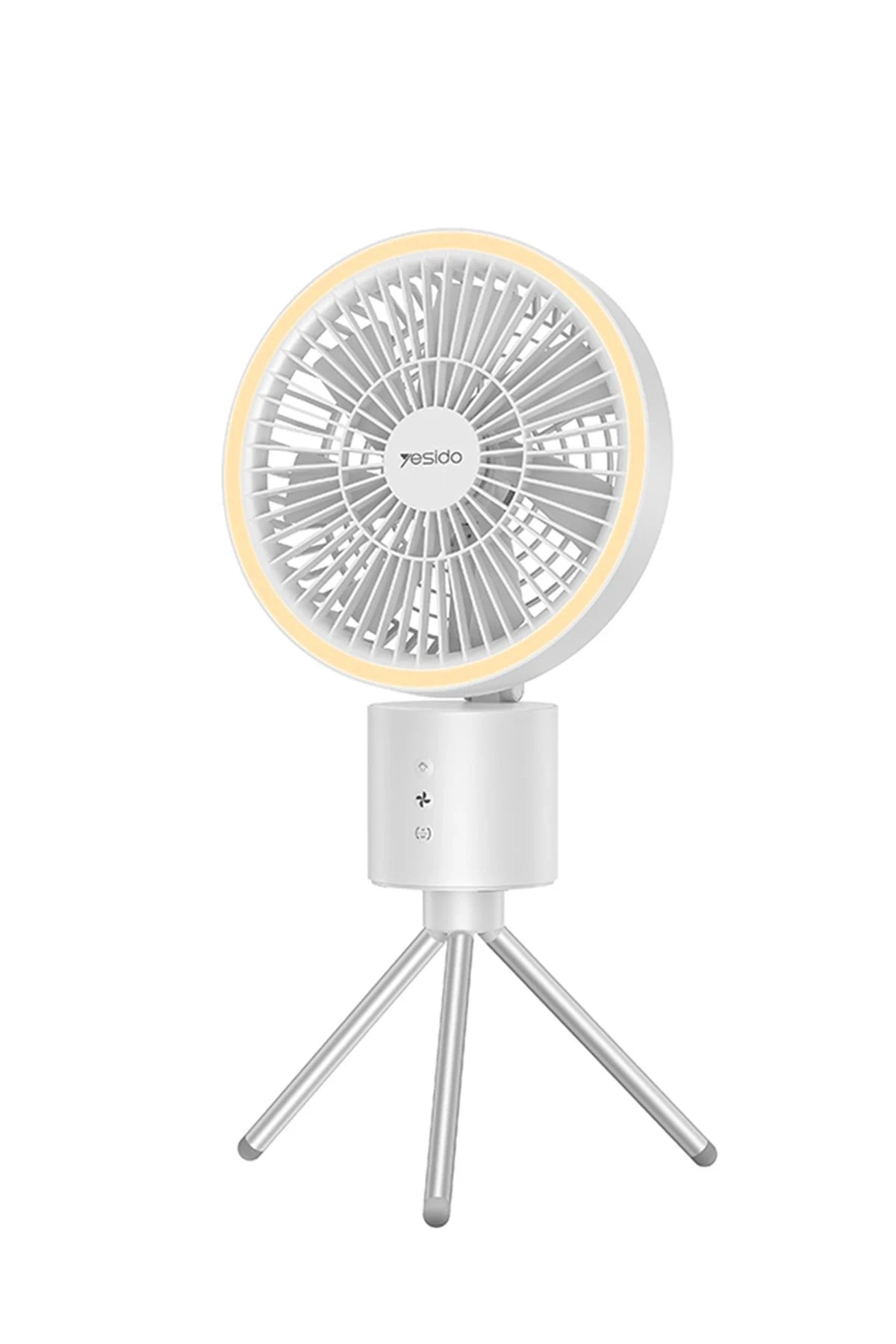 YF13 Led Işıklı Katlanabilir Ayaklı Masaüstü Soğutma Fanı